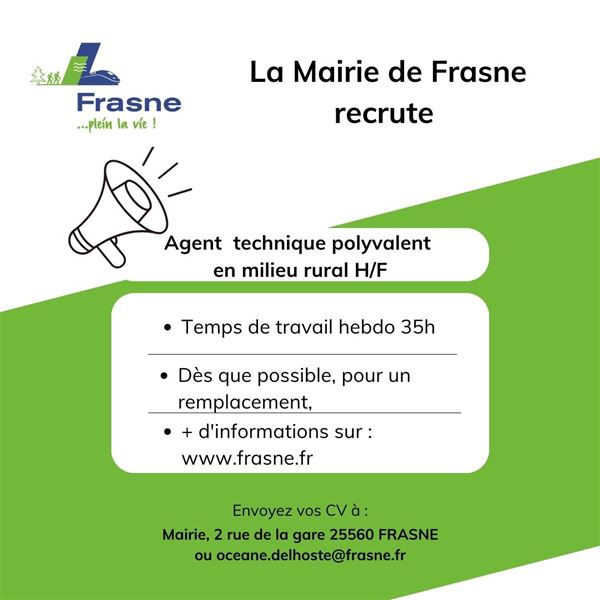 affiche recrutement